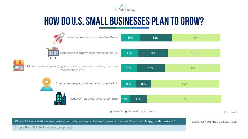 How do U.S. Small Businesses Plan to Grow?