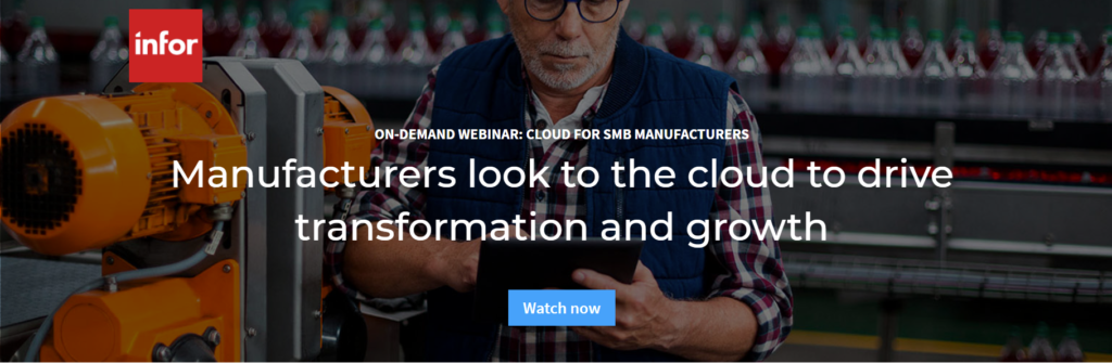 Manufacturers look to the cloud to drive transformation and growth