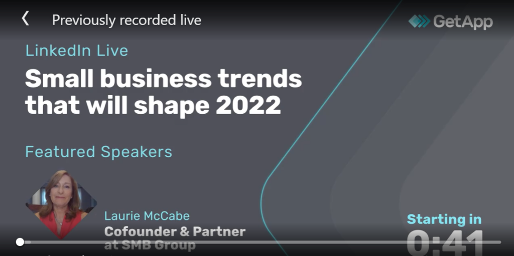 Small Business Trends That Will Shape 2022, sponsored by GetApp